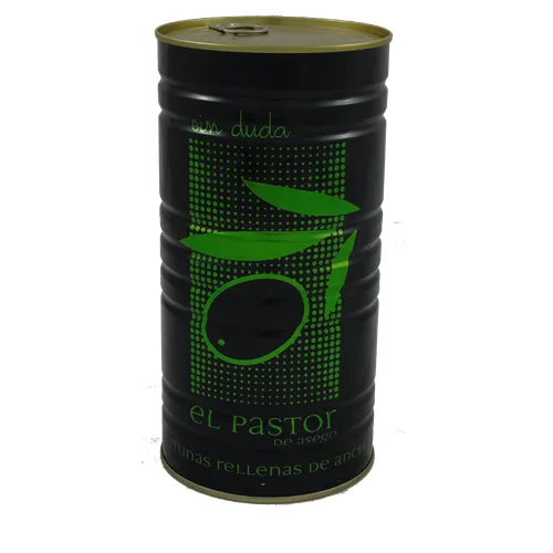 ACEITUNAS SABOR ANCHOA LT 4