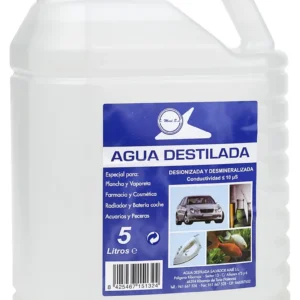 AGUA DESTILADA GARRAFA 5 L