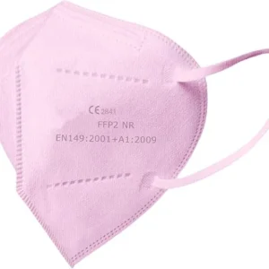 MASCARILLA FFP2 ROSA PAQ 20 UNID INDV