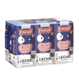 LECHE PASCUAL ENTERA MINI BRIK 6X200