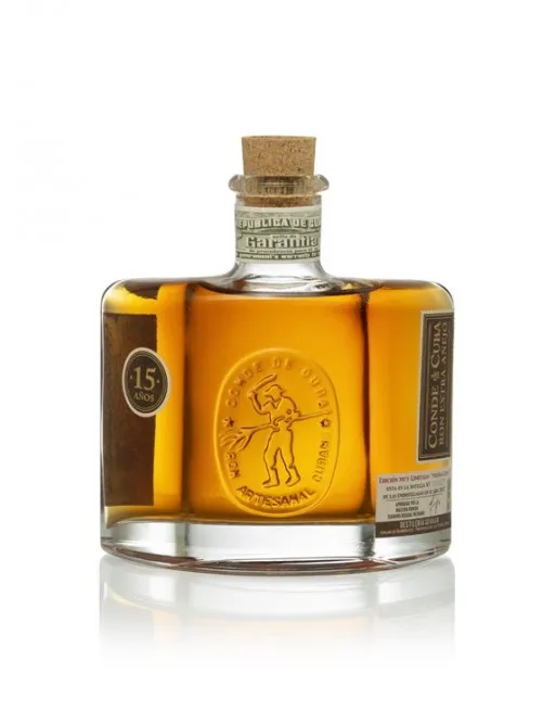 RON CONDE DE CUBA 15 AÑOS 70 Cl ARTESANO