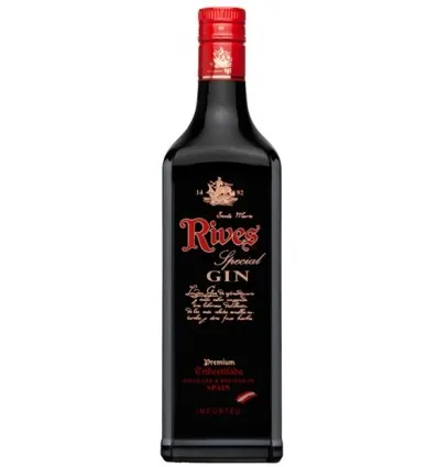 GINEBRA RIVES ESP BOTELLA NEGRA