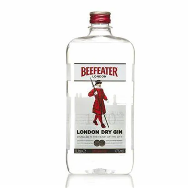 GINEBRA BEEFEATER PLASTICO 1 LITRO