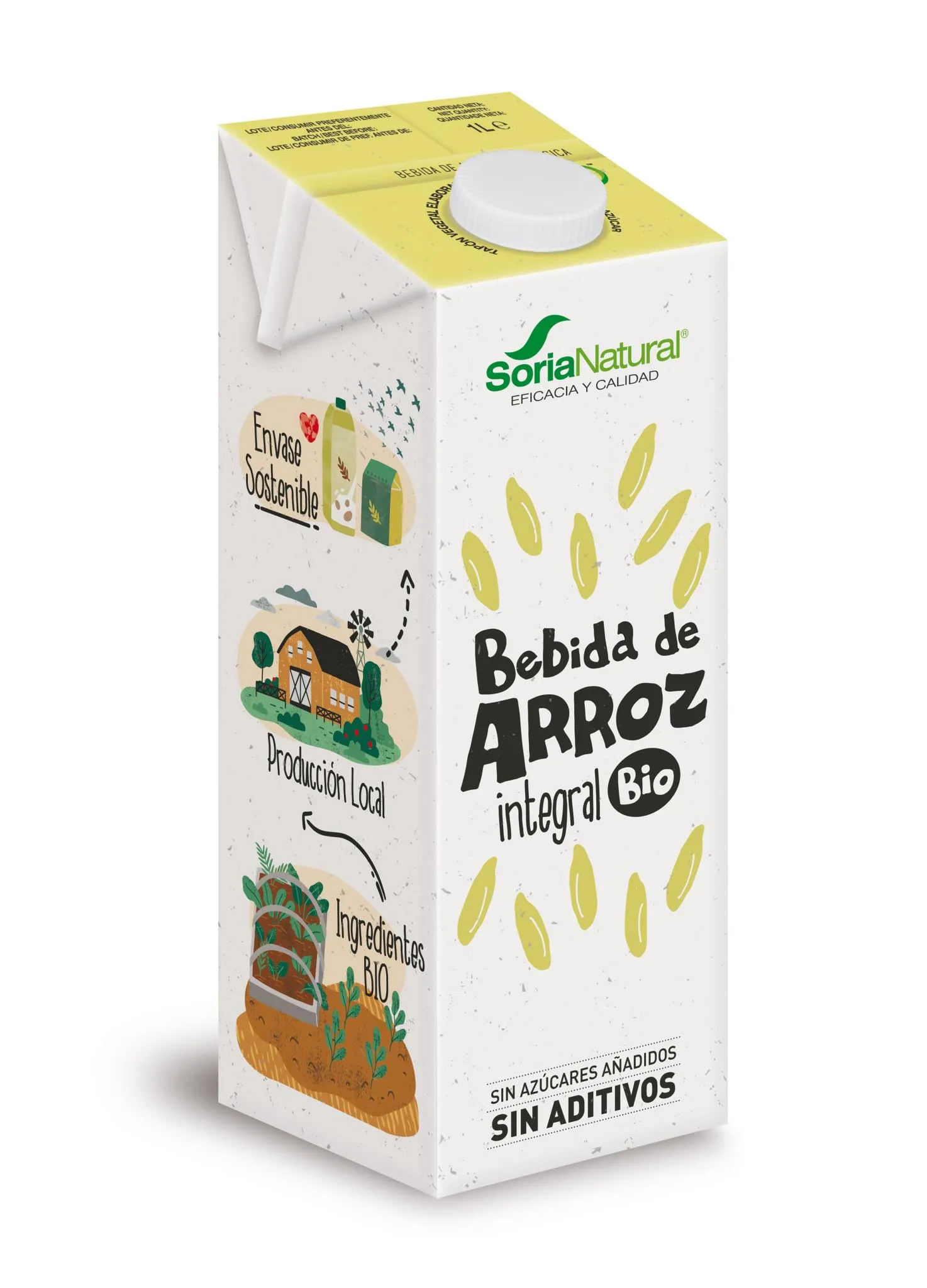 BEBIDA ARROZ BRIK 1 LT.SORIA NAT.