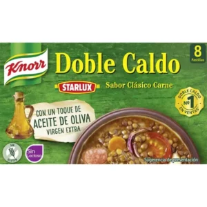 CALDO CARNE KNORR 8 PASTILLAS-80 GR
