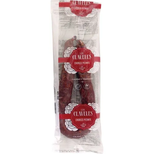 CHORIZO SARTA PICANTE 200 GR. CLAVELES