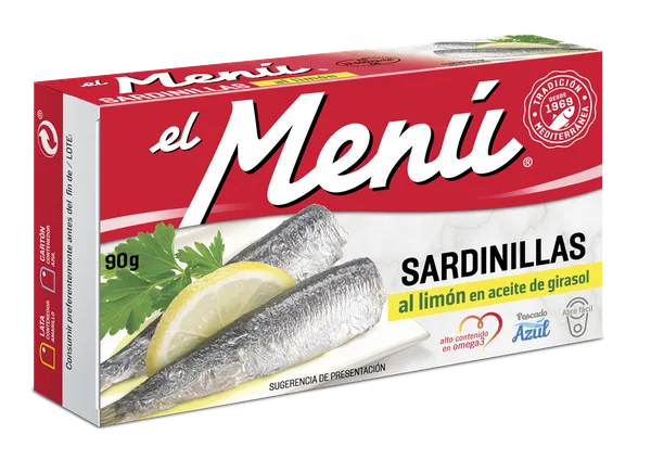 EL MENU SARDINILLAS LIMON A.GIRASOL R-90