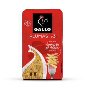 GALLO PLUMAS Nº3 250 GR MACARRON