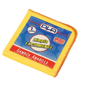 GAMUZA AMARILLA PACK-2 PLA REF.20704   *