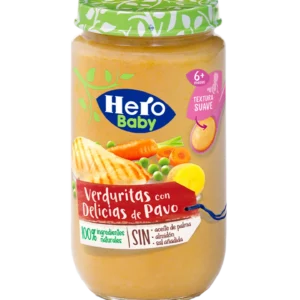 HERO BABY VERDURA CON PAVO 235 GR.