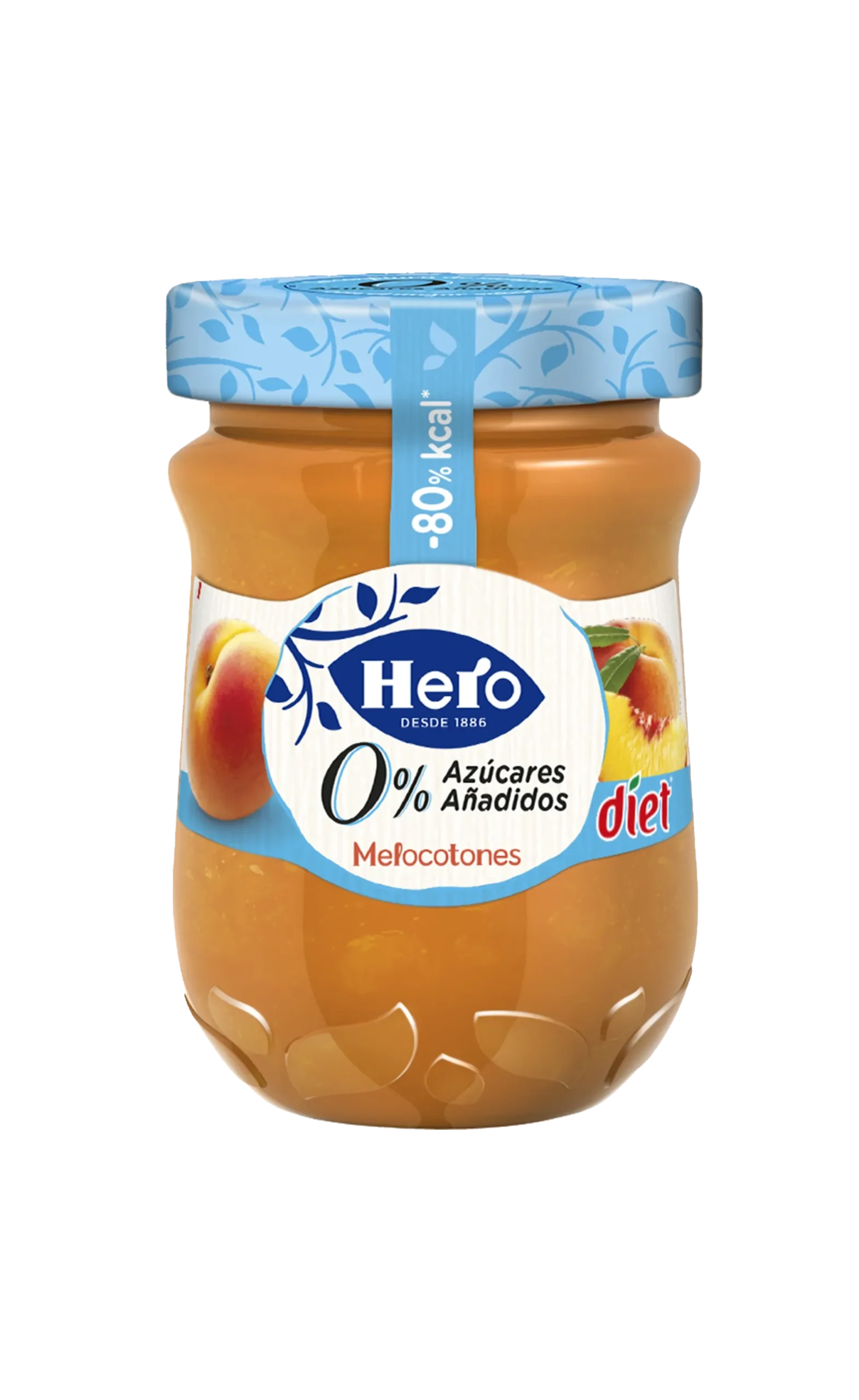 HERO CONFIT.MELOCOTON HERO-DIET 280G.