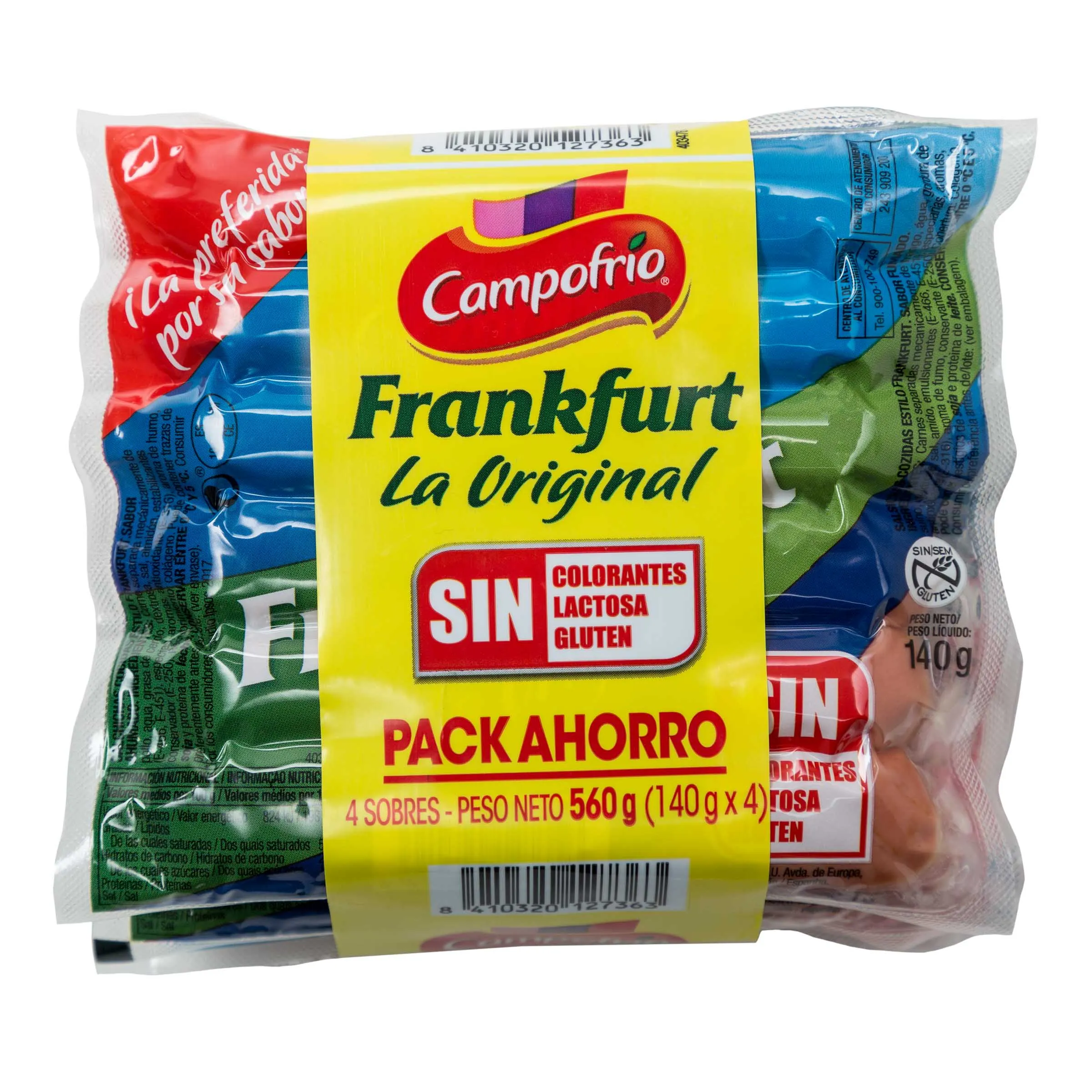 SALCHICHAS FRANKFURT 140 GR P-4