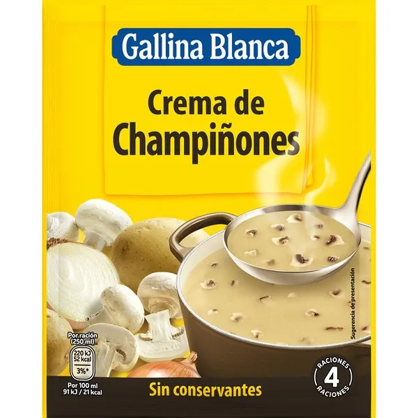 SOPA DE CHAMPIÑON SOBRES G.B.