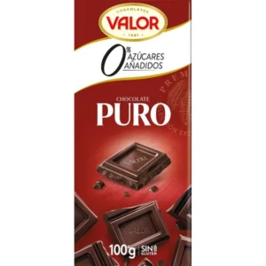 VALOR CHOCO PURO S/AZUCAR 100 GR
