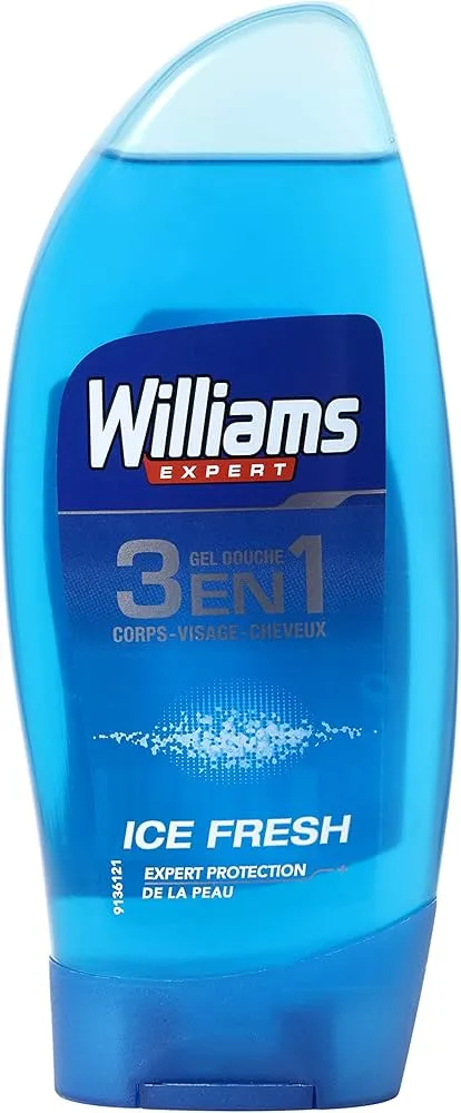 WILLIAMS GEL DUCHA 3 EN 1 ICE FRESH 250M