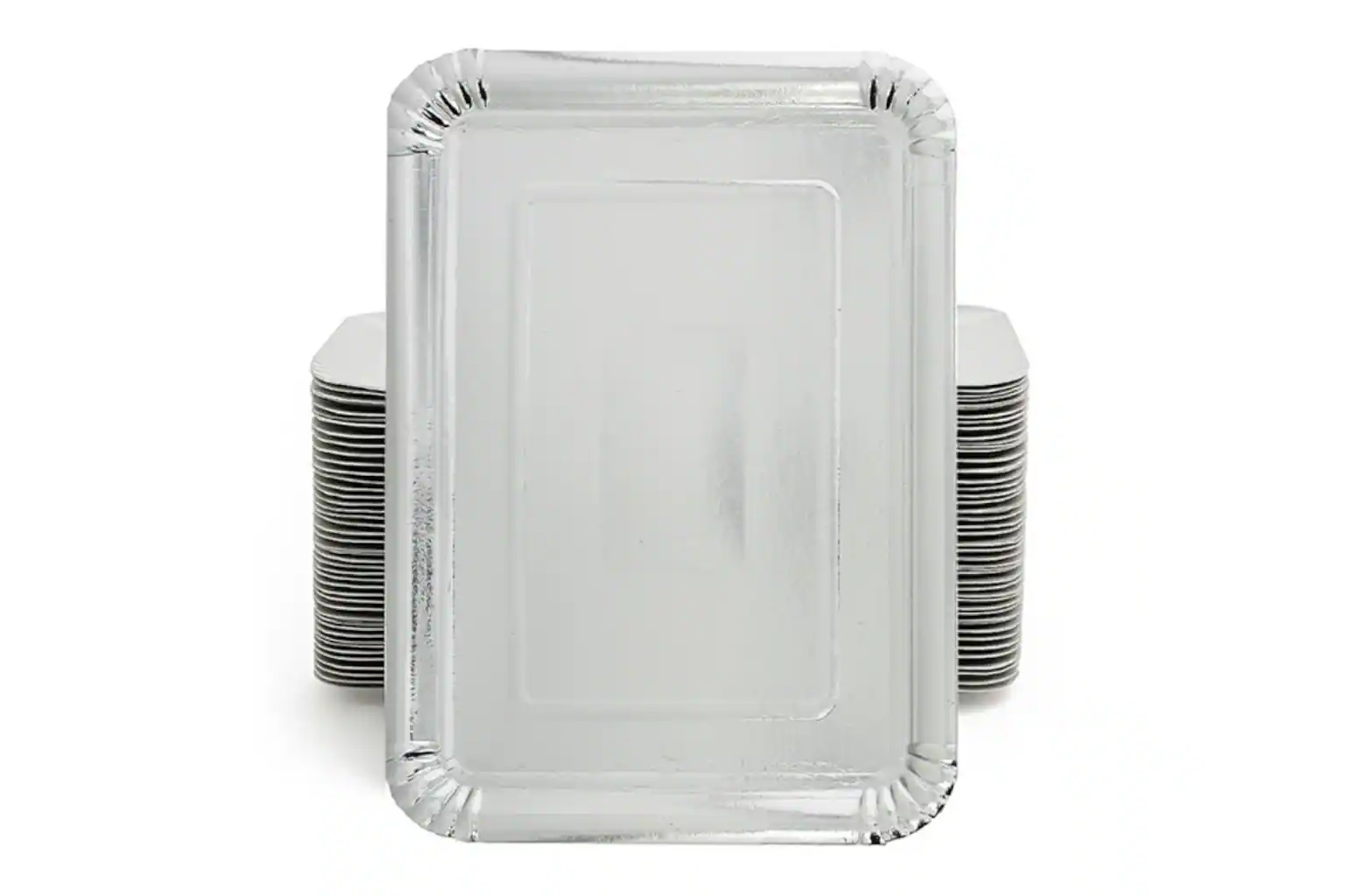 Bandejas plateadas