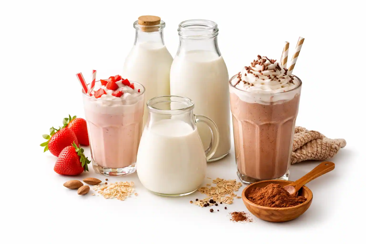 Leche, nata y batidos