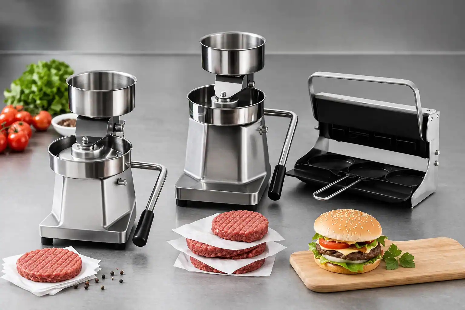 Máquinas hamburguesas