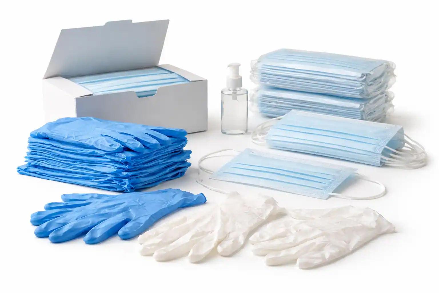 Guantes, Mascarillas