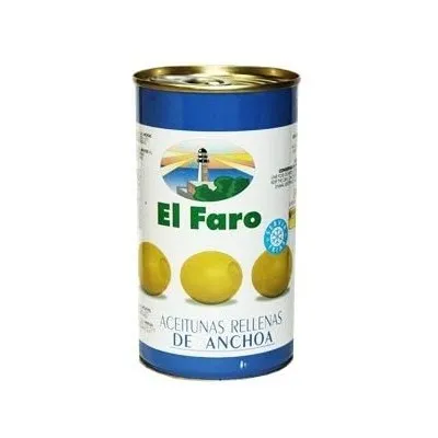 Aceitunas Rellenas Faro 2 KG Lata (600)