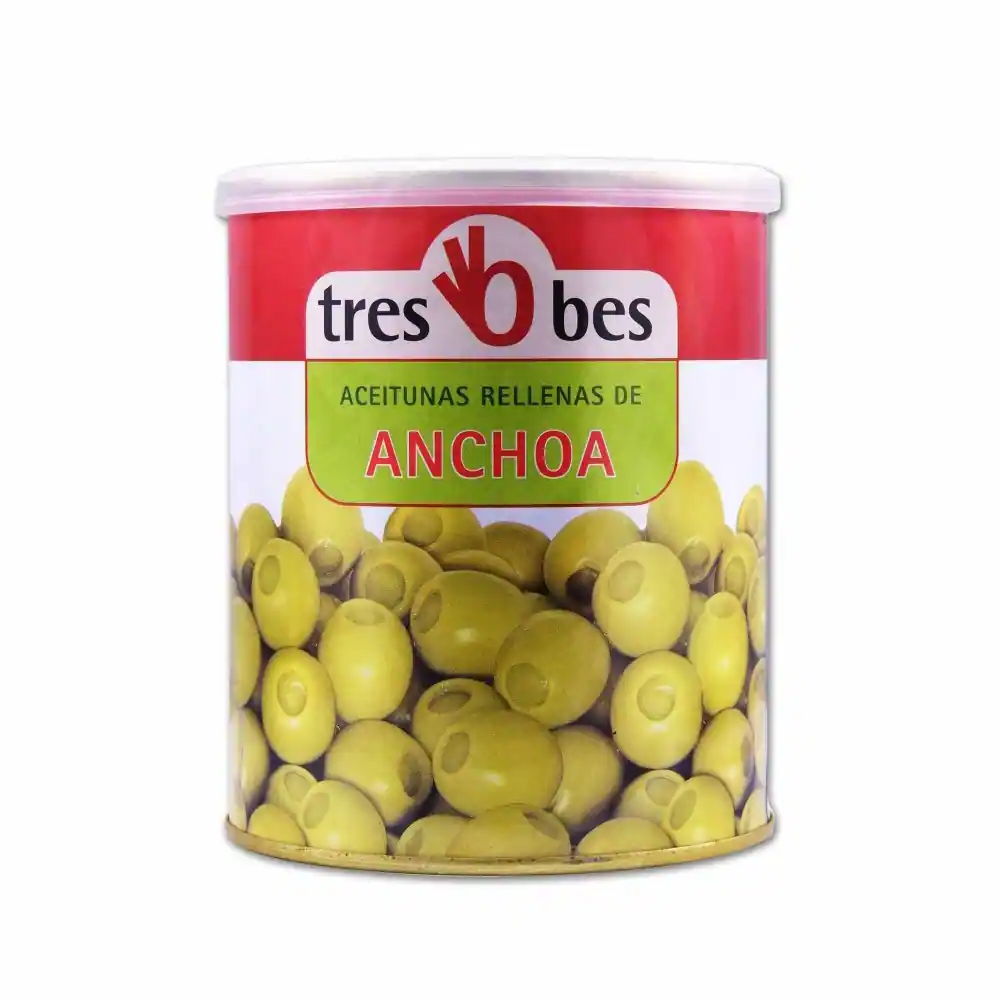 Aceitunas Rellenas Tres Bes 1,46 kg