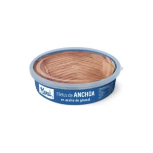 Anchoas Menu 100 filetes aceite girasol 670 g