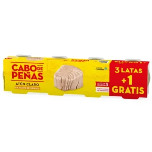 Atún claro Cabo Peñas pack 3+1 (4x85 g)