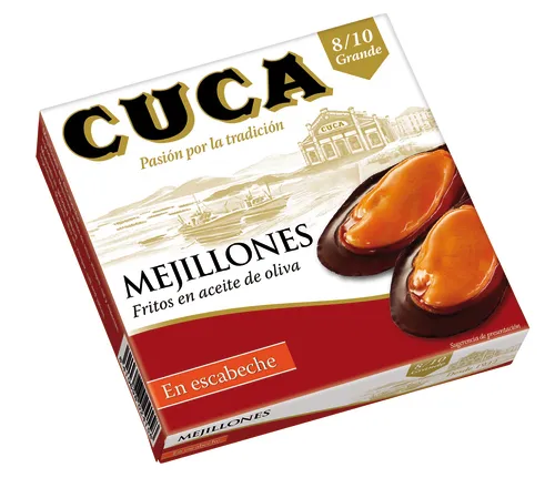Mejillones Cuca Escabeche 8/10 Ro-120