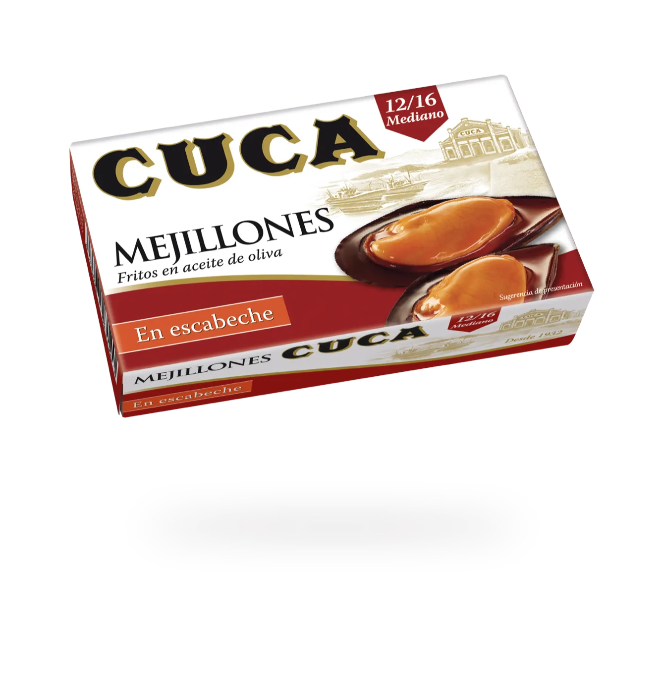 Mejillones Cuca Escabeche 12/16 Ol 120