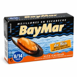 Mejillones Baymar 8/14 aceite 120 g