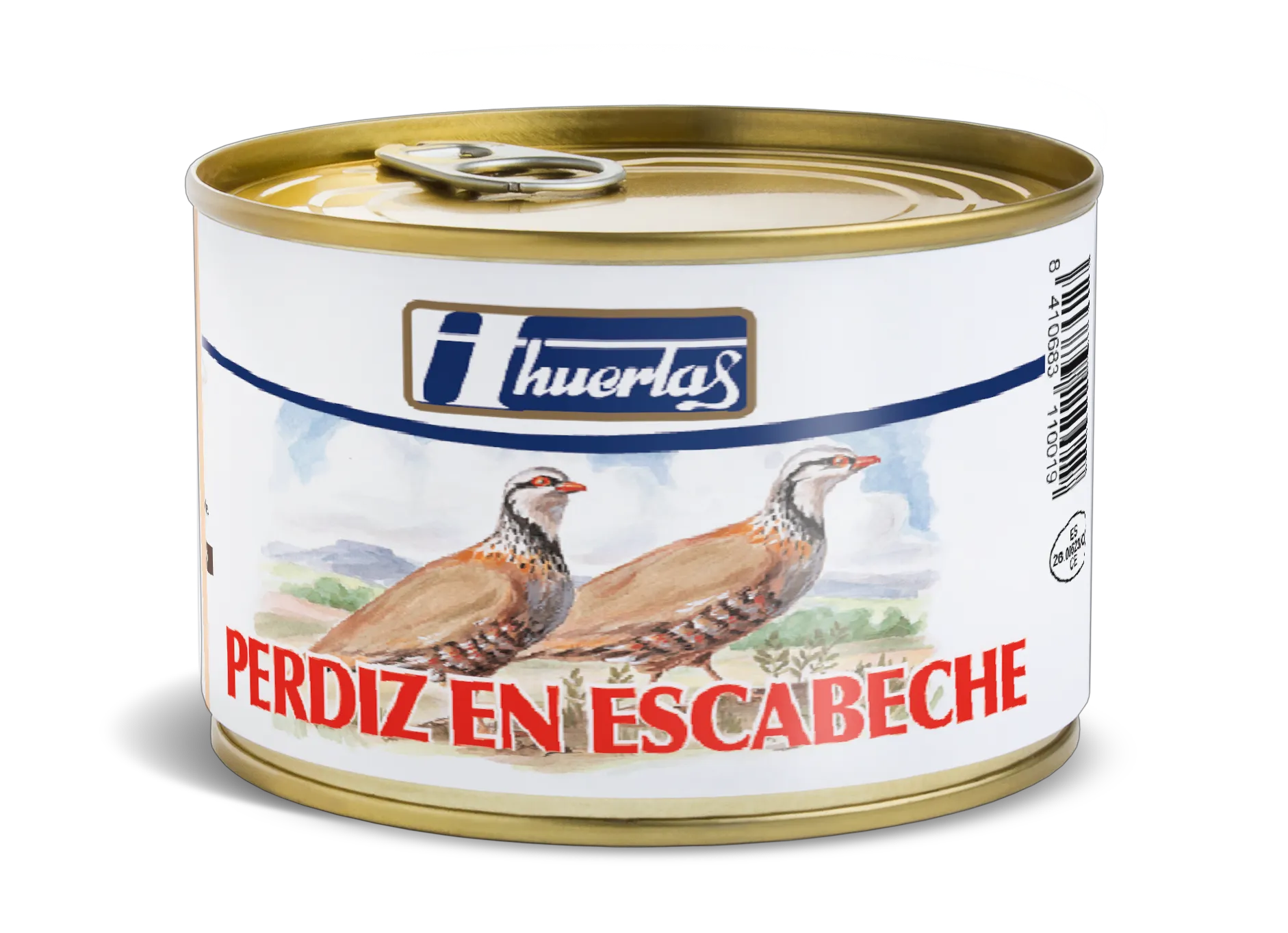 Perdiz en escabeche oval Huertas 500 g