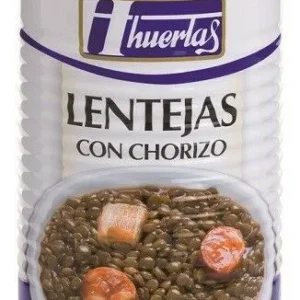 Lentejas con Chorizo Huertas 1/2 kg