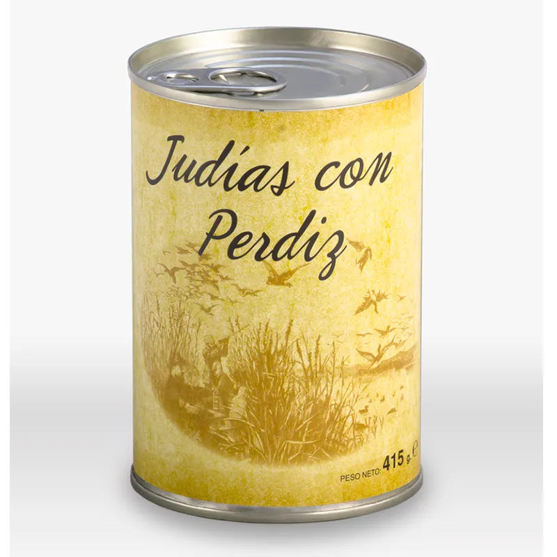 Judías con Perdiz Huertas 1/2 kg en Lata