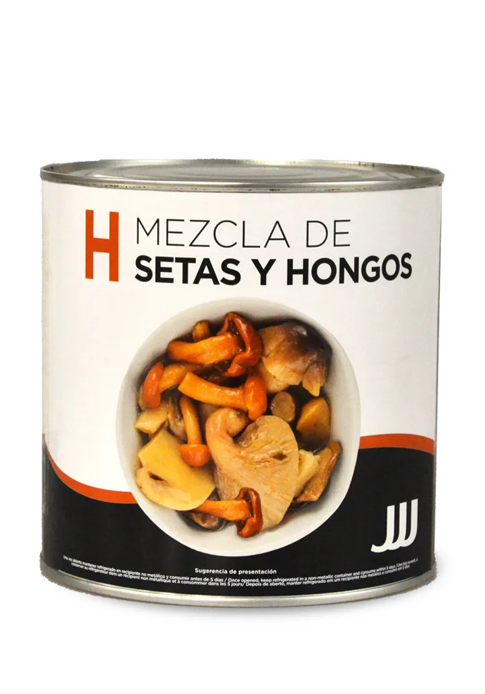 Mezcla Setas y Hongos en Lata JJJ 3 kg