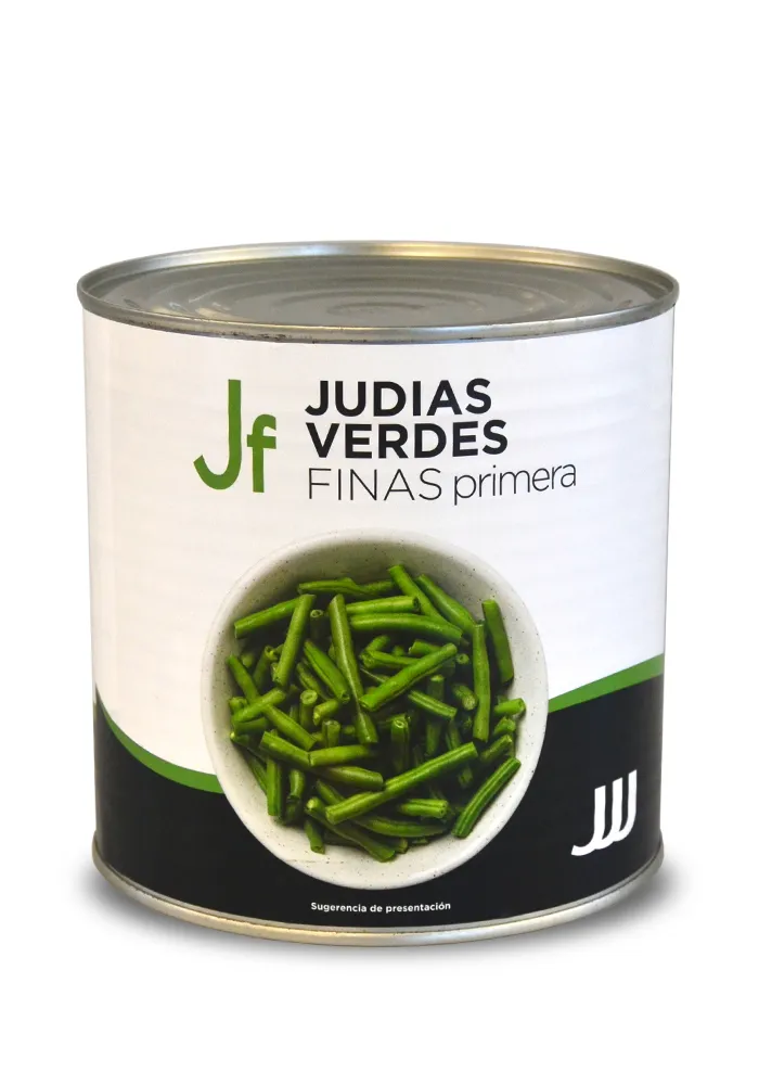 Judías verdes finas JJJ lata 3 kg