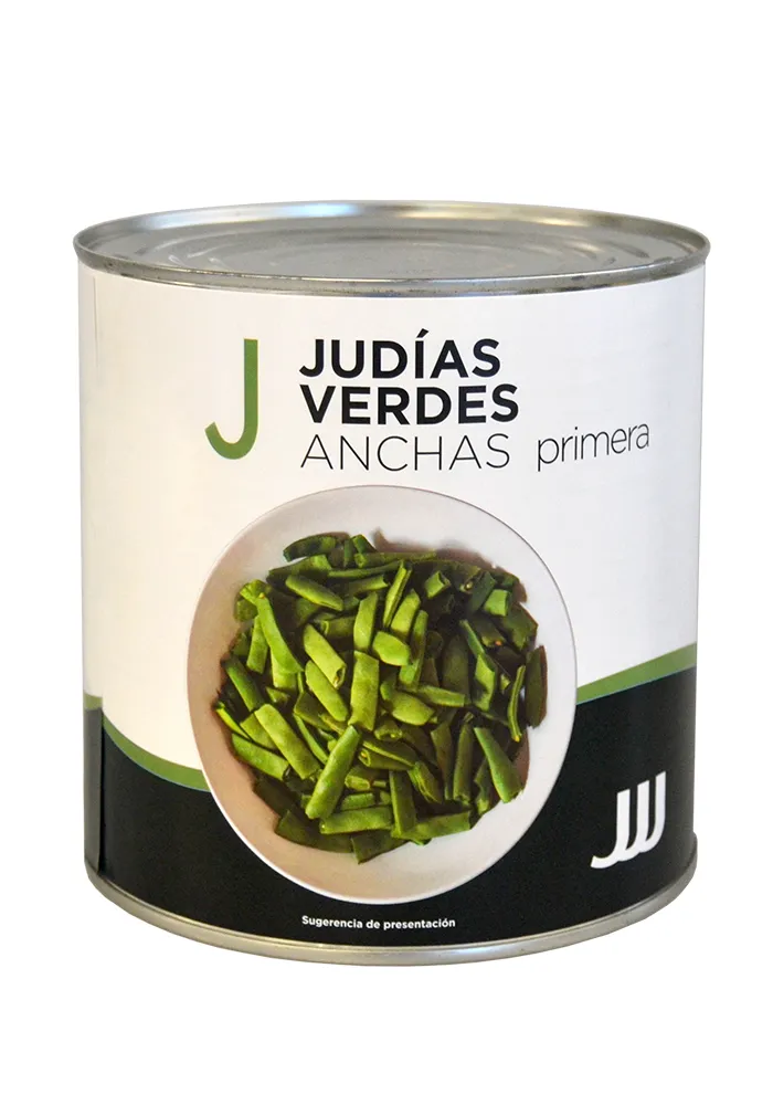 Judías verdes anchas JJJ lata 3 kg