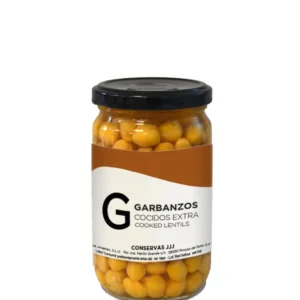 Garbanzos JJJ en Tarro Cristal 314 g