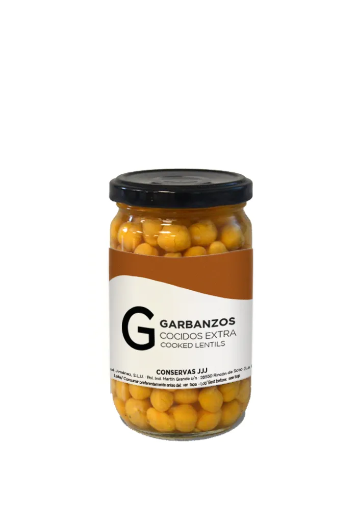 Garbanzos JJJ en Tarro Cristal 314 g