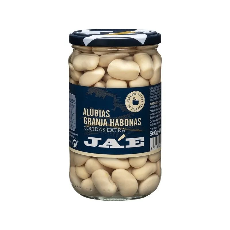 Alubias Natural Jae en Tarro 580 Gramos