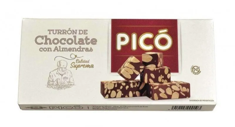 Turrón Choco Almendras Pico 200 Grs