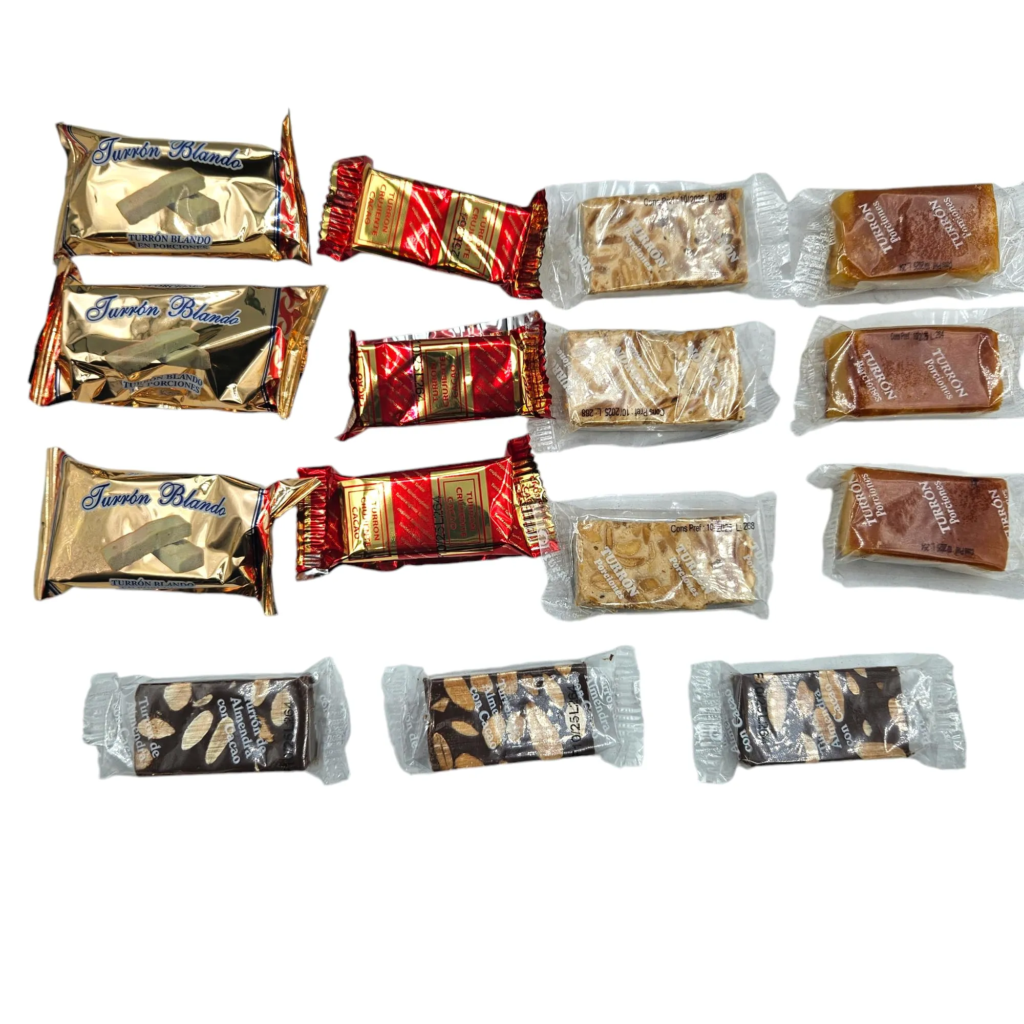 Turrón Indiv Surtido Moreno 3 kg