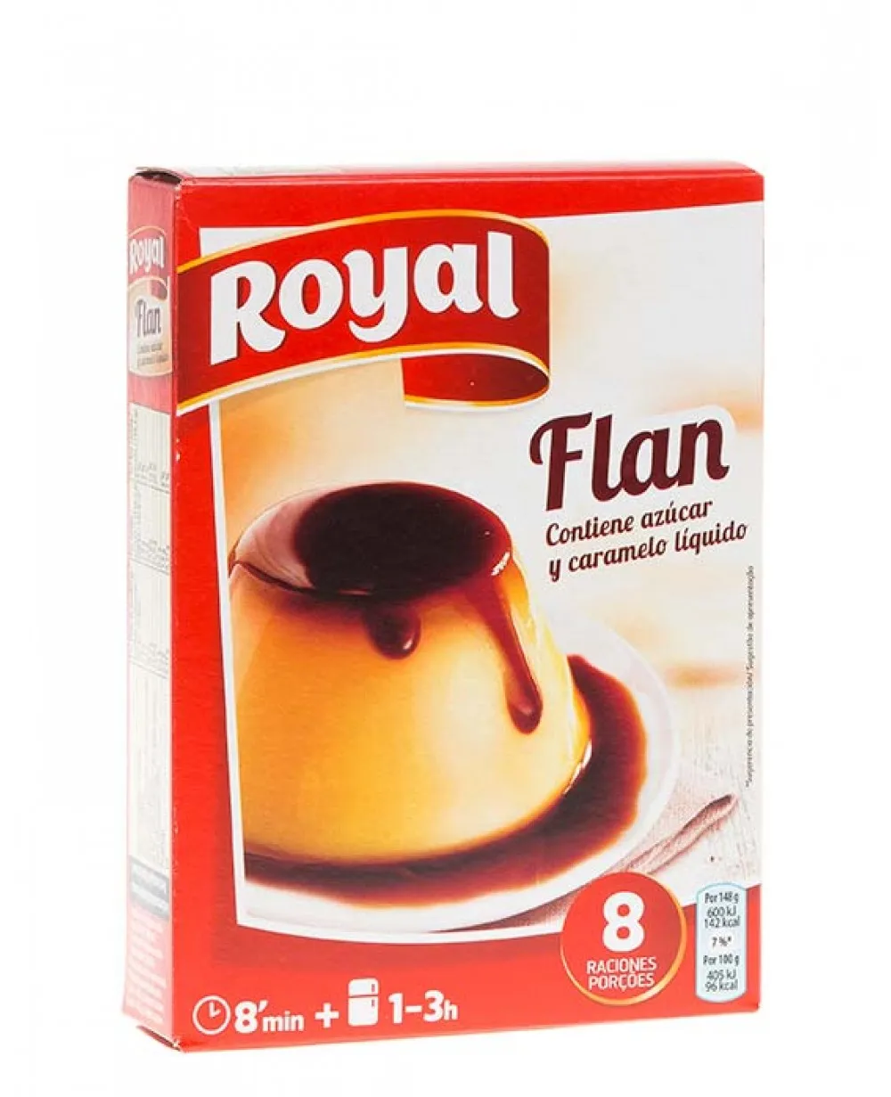 Flan Royal azúcar 8 flanes
