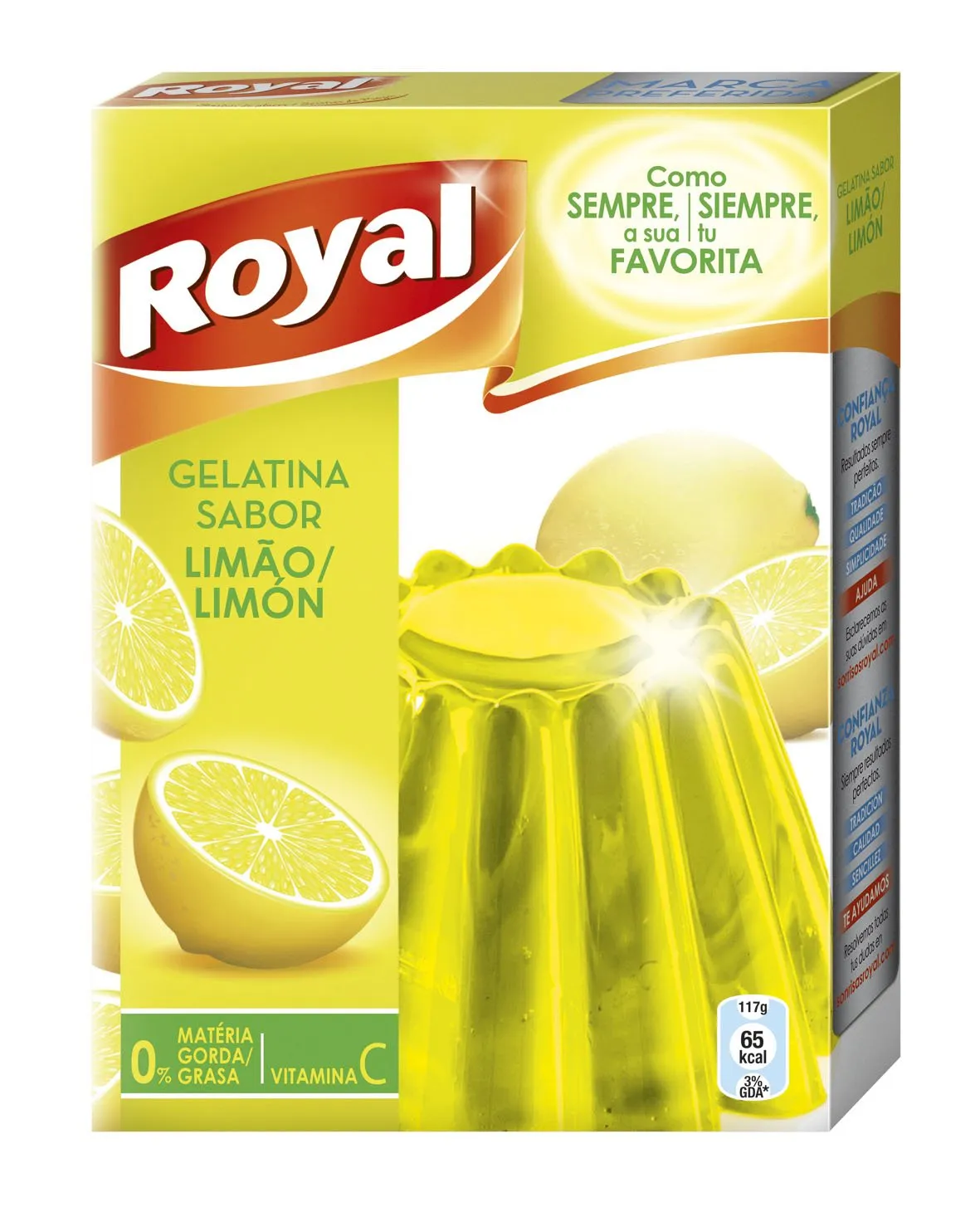 Gelatina Royal Limón 170 g