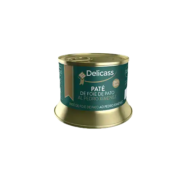 Paté bloc de pato Pedro Ximénez 40 g Delicass