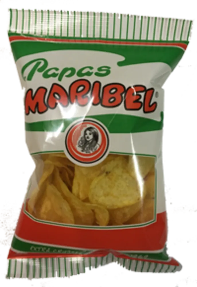 Papas Maribel Pñas Bar en pack 20 Unidad 40 g