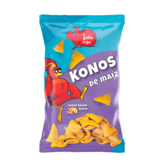 Conos Maíz Gallo Rojo 40g (Pack de 14)