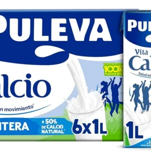 Puleva Leche Calcio entera pack 6x1 L