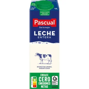 Pascual Leche entera brik pack 6x1 L