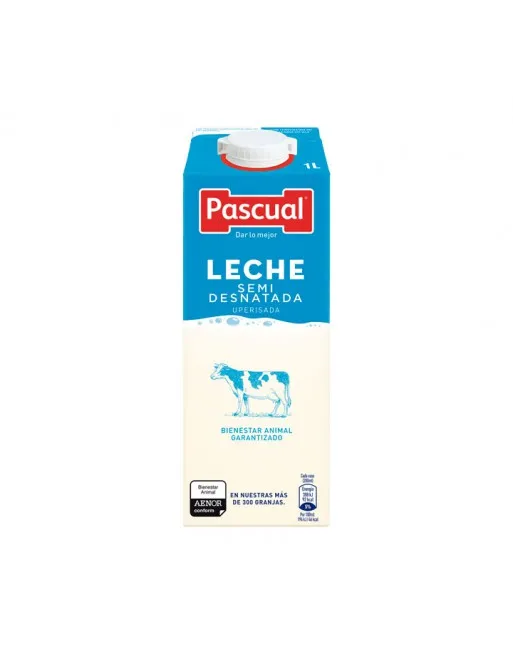 Pascual Leche semi brik pack 6x1 L