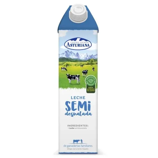 Asturiana Leche semi botella 500 ml
